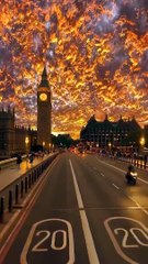 Most beautiful sunset in London caught on camera