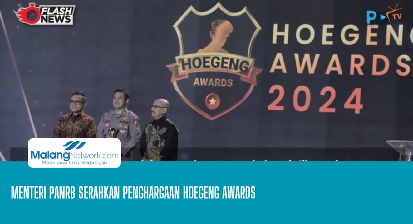 Menteri PANRB Serahkan Penghargaan Hoegeng Awards