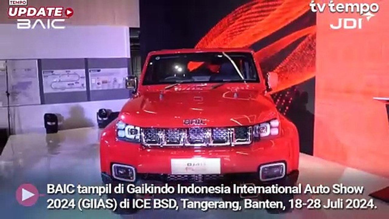 BAIC Boyong BAIC X 55 II dan BAIC BJ 40 Plus Tampil di GIIAS 2024