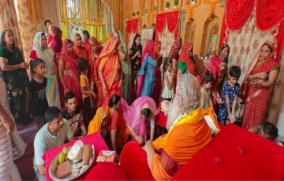 गुरु पूर्णिमा: गलता तीर्थ में किया पूर्ववर्ती आचार्यों का पूजन, साकार हुई गुरु शिष्य की पुरानी परंपरा