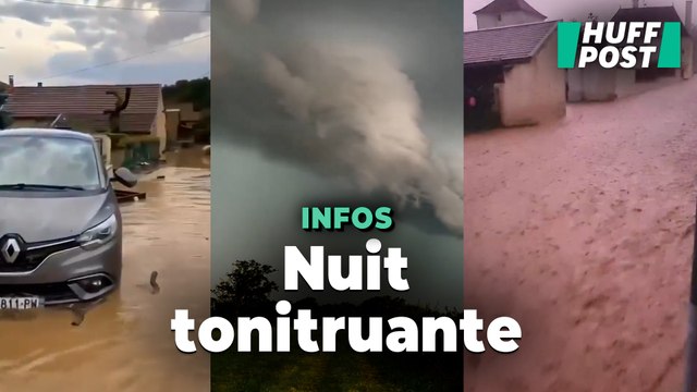 Les images des dégâts dans le centre-est après des orages « terribles »