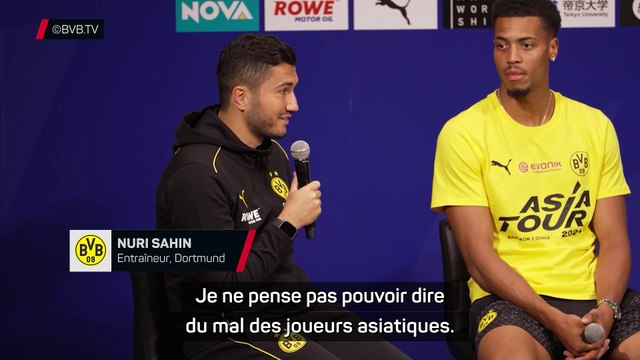 Sahin parle de son expérience “très positive” avec les joueurs asiatiques