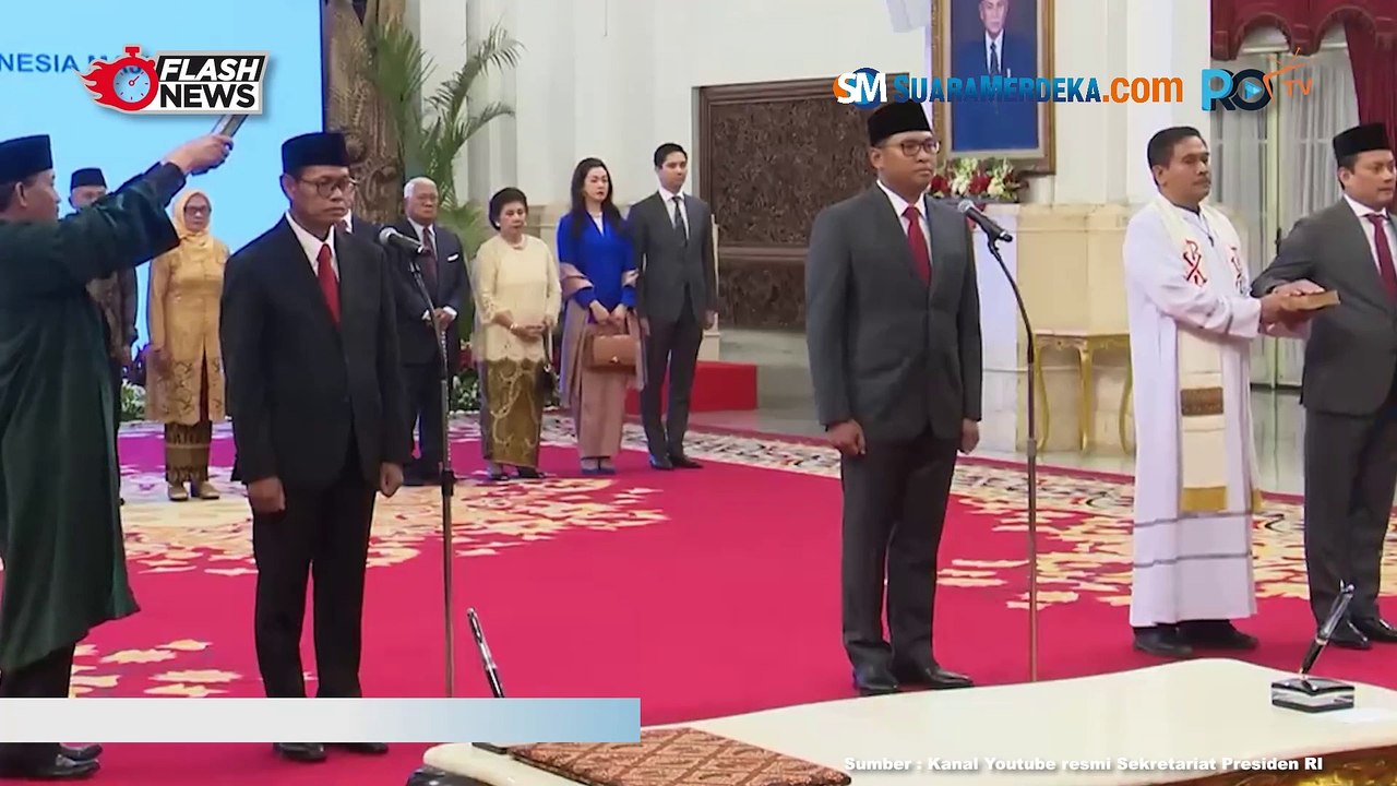 Presiden Jokowi Lantik 3 Wamen Baru di Kabinet Indonesia Maju