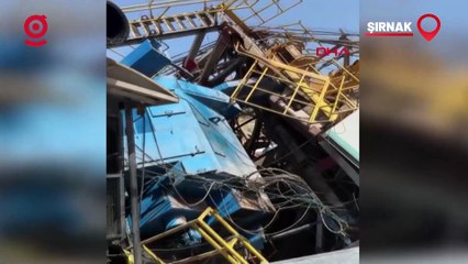 ŞIRNAK Gabar'da sondaj kulesi devrildi