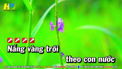 Karaoke Cô Ba Tone Nữ (Beat Hay) Nhạc Sống - Hoài Phong Organ