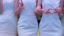 美女车模集体亮相11
