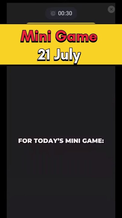 Hamster compact mini game 21 July