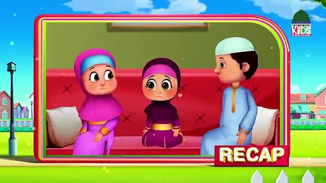 Zuban Ki Hifazat - 2D Cartoon for Kids - Kids Madani Channel Saad Aur Sadia Cartoon Series Ep 03