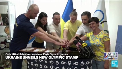 Ukraine unveils Olympic stamp to support its only 140 athletes to compete in Paris
