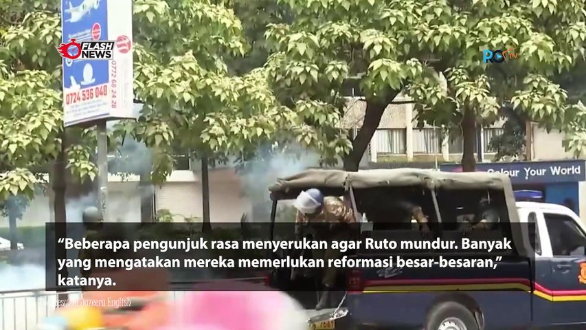 Polisi Kenya Tembak Gas Air Mata ke Demonstran Anti Permirintah