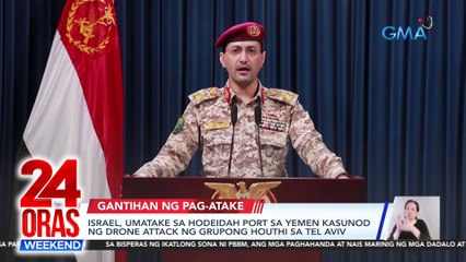 24 Oras Weekend Part 2 - Gantihan ng Israel at Houthi; High-tech mobile center command ng MMDA; POGO boss arestado; atbp.