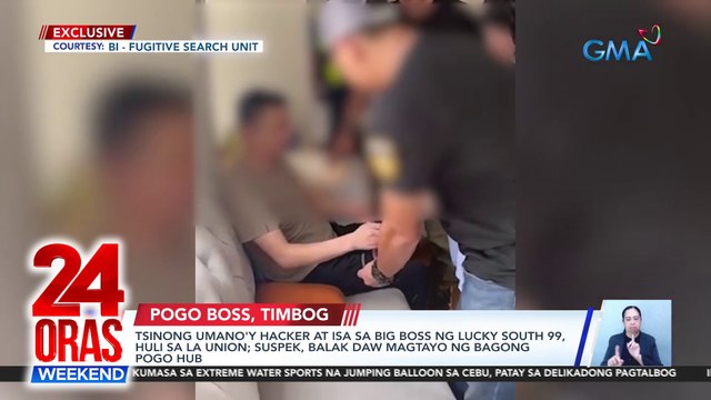 Tsinong umano'y hacker at isa sa big boss ng Lucky South 99, huli sa La Union; suspek, balak daw magtayo ng bagong POGO hub | 24 Oras Weekend
