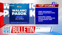 Walang pasok sa lahat ng antas mg paaralan sa Malabon City bukas, July 22, 2024 | GMA Integrated News Bulletin