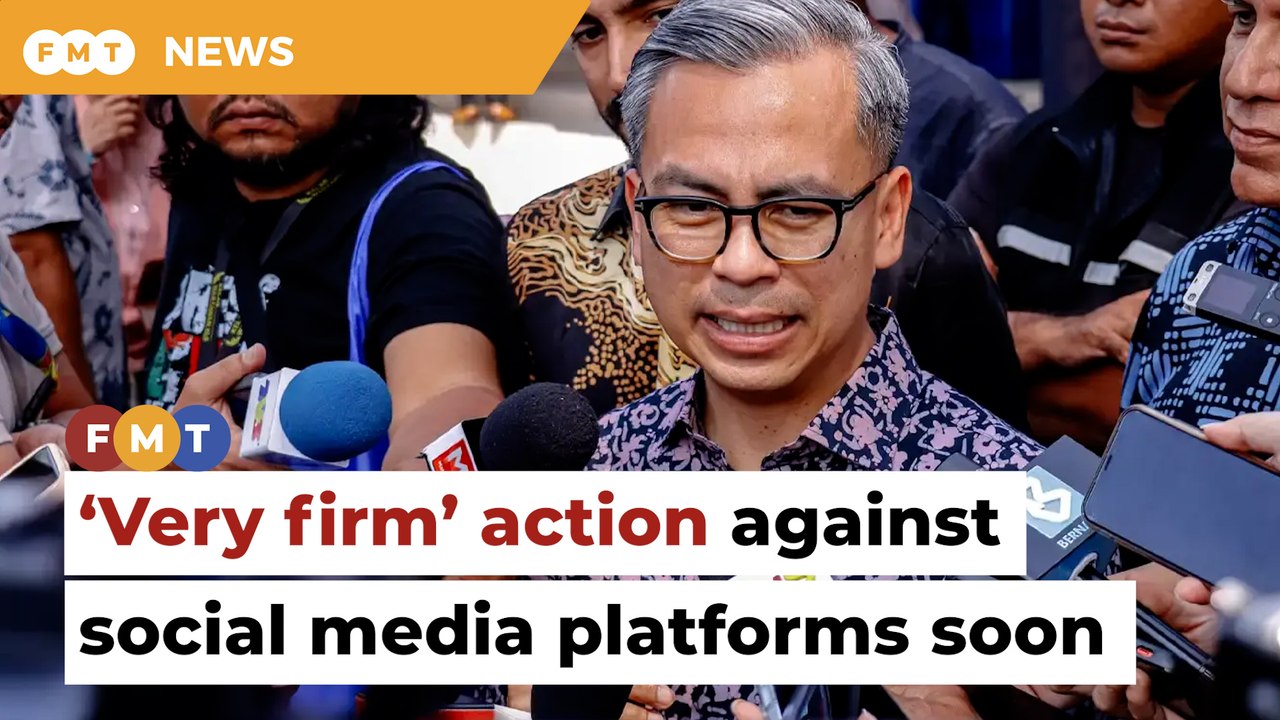 Fahmi hints at ‘very firm’ action against social media platforms soon
