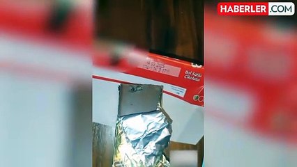 Ünlü oyuncu Burcu Günay'ın yediği çikolatanın içinden böcek çıktı