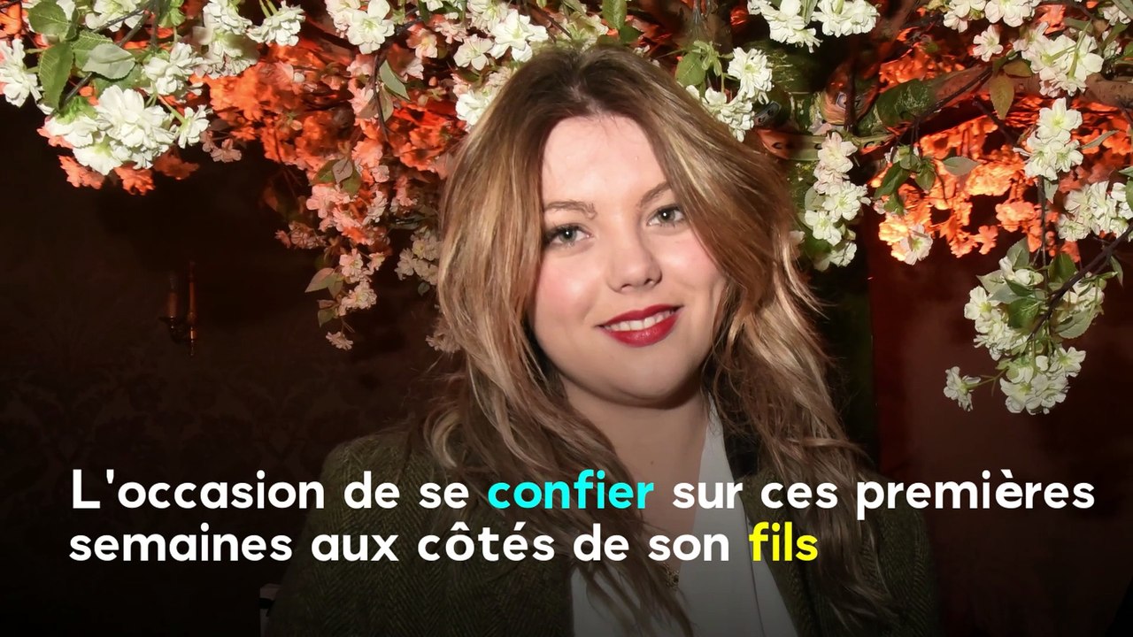 VOICI - Héloïse Martin dévoile une photo de son fils un mois après sa naissance, et se confie sur sa maternité