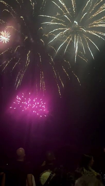 Fête Nationale  Le Feu d’artifice du 14 juillet 2023  Grenoble #14juillet #fetenational #france (20)