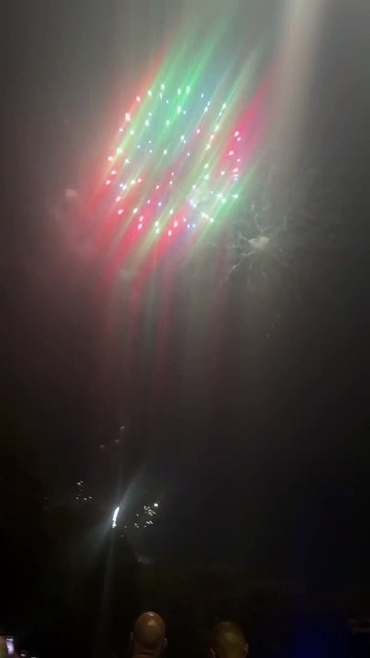 Fête Nationale  Le Feu d’artifice du 14 juillet 2023  Grenoble #14juillet #fetenational #france (5)