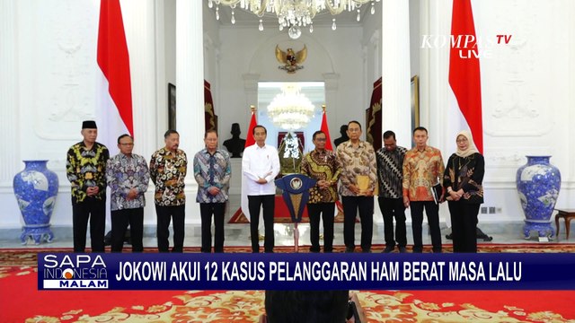 Ungkap Penyesalan, Jokowi Akui 12 Kasus Pelanggaran HAM Berat di Masa Lalu