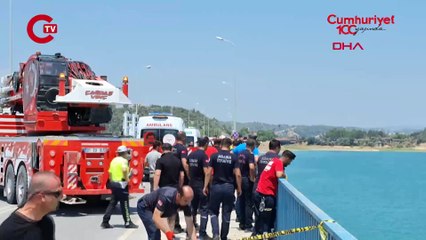 Adana'da otomobil göle düştü 2'si çocuk 4 kişi kayıp