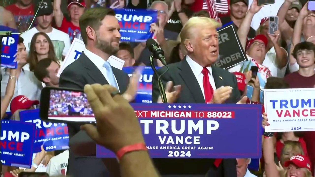 Trump zurück im Wahlkampf: 'Kugel für die Demokratie eingefangen'