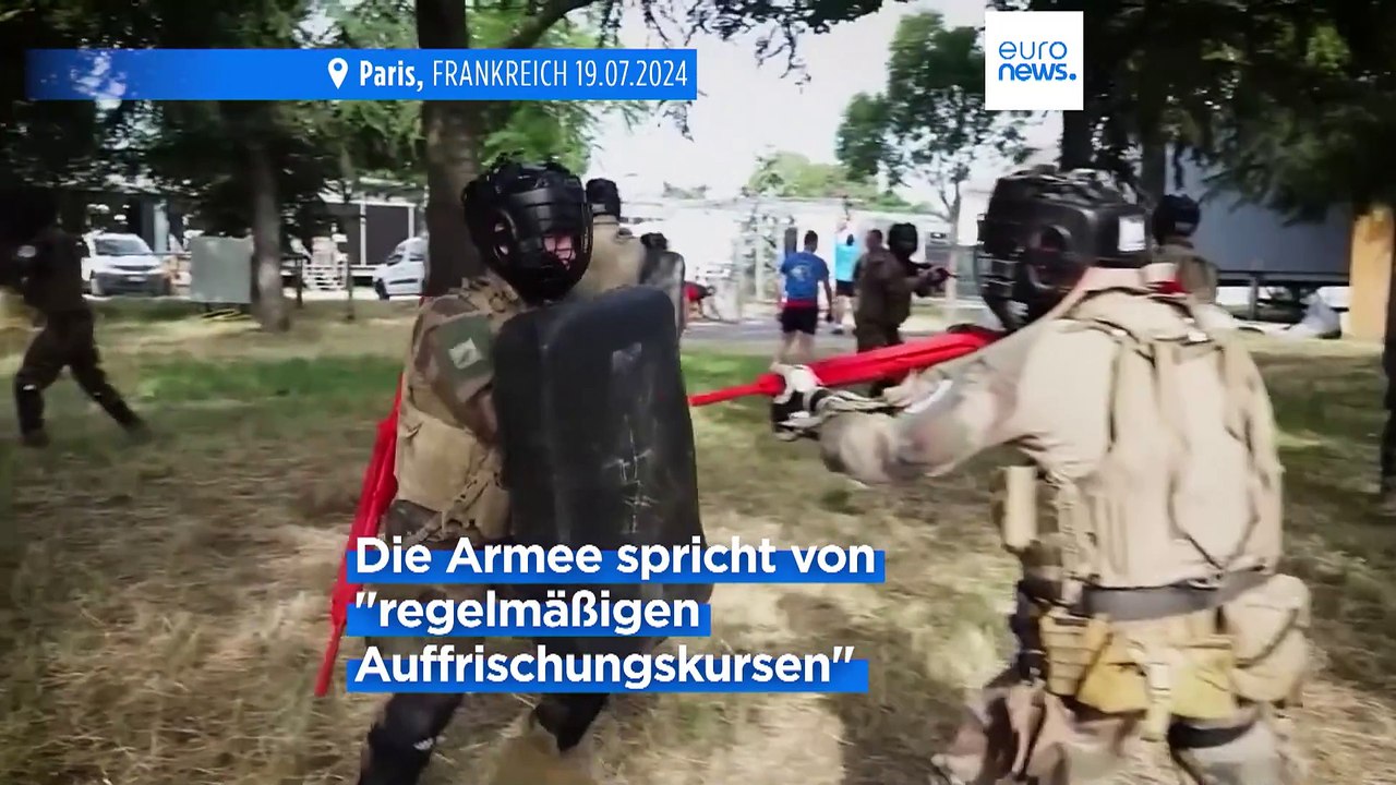 Olympiavorbereitung für Paris: Nahkampftraining für Soldaten