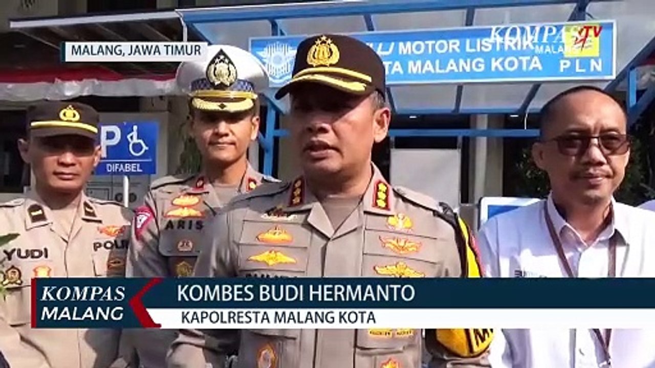 Polresta Malang Kota Sediakan SPKLU Motor Listrik