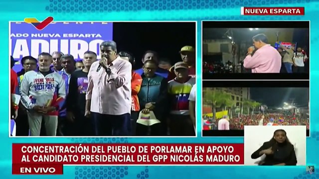 “Es un malp… nazi fascista”: Maduro volvió a insultar a Milei durante acto de campaña