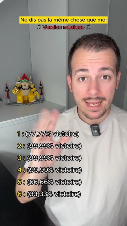 Ne dis pas la même chose que moi