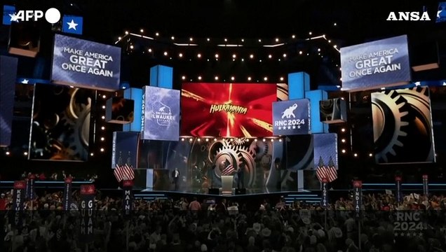 La leggenda del wrestling Hulk Hogan: Trump e' un vero eroe americano