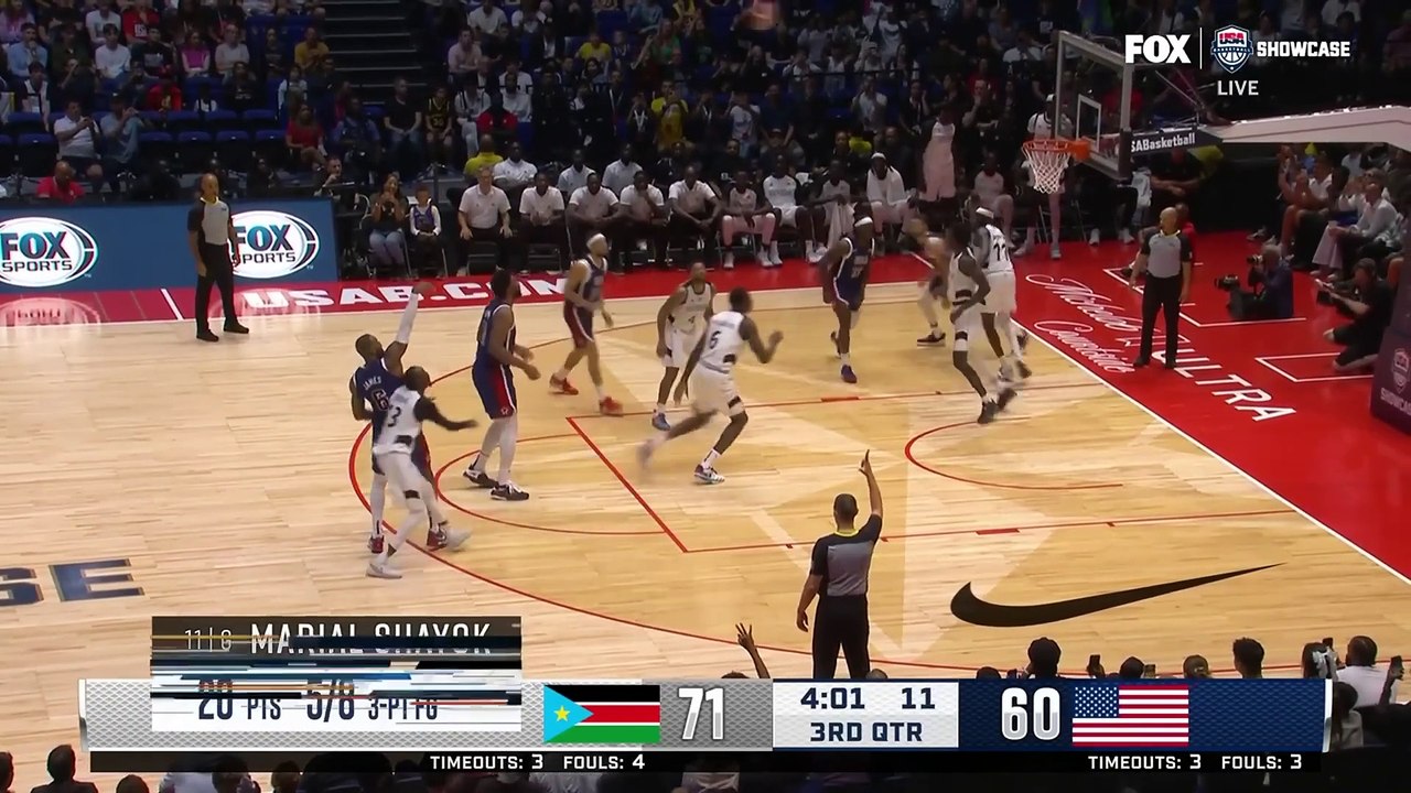 LeBron James DOMINATES with 23 points & 6 assists in United States' win vs. South Sudan-(1080p)