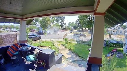 Video: Seven officers and police dog hurt in high-speed crash with suspect’s car