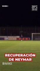 Neymar se machaca para volver a su mejor versión
