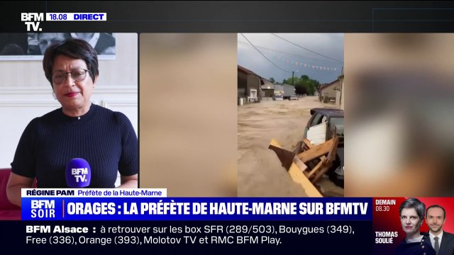 Orages en Haute-Marne: la préfète Régine Pam salue la réactivité des sapeurs-pompiers