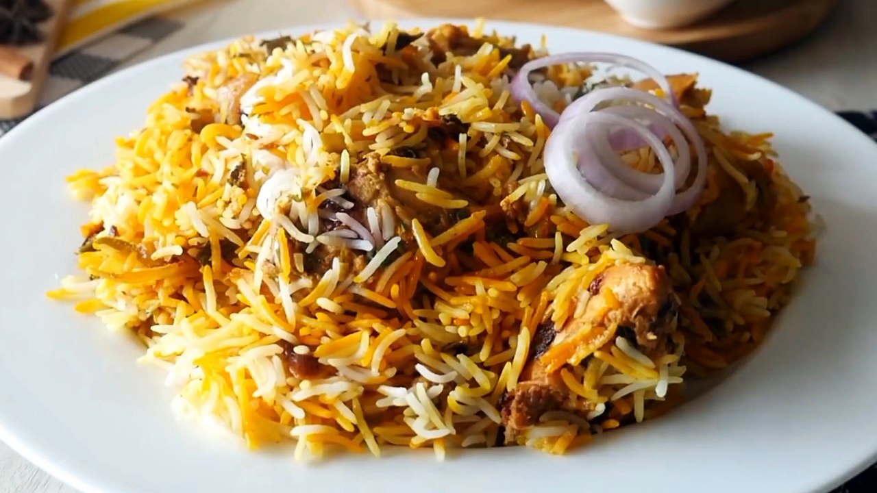 Chicken Biryani Easy Recipe _ chicken biryani bnane ka tariqa(1080P_HD)