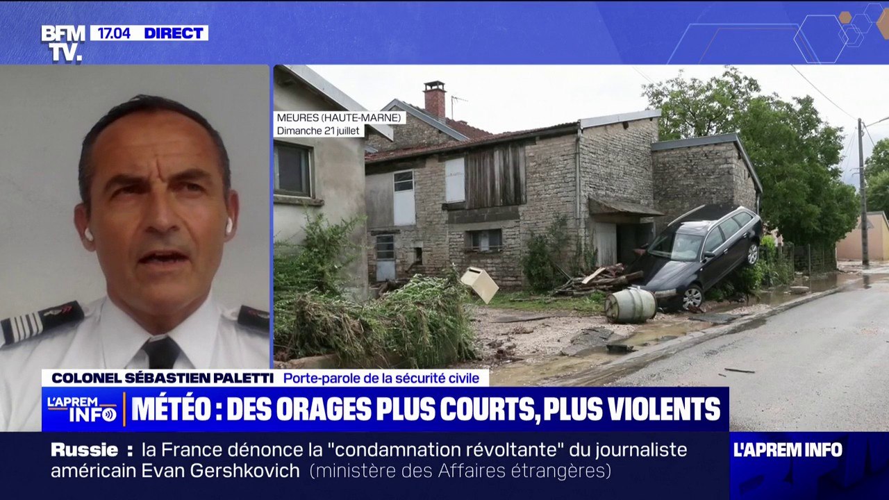 Orages: "Plus de 500 sapeurs-pompiers étaient m...