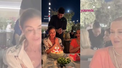 Tatlıses gelini Yasemin Şefkatli'den Derya Tuna'ya doğum günü sürprizi