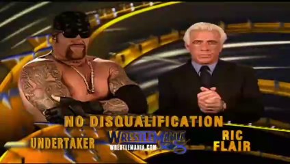 WWF WrestleMania X8 - Ric Flair vs The Undertaker (No Disqualification Match)