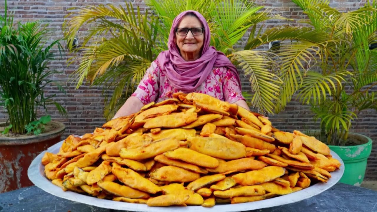 Food Recipe |  Batter Fried Eggplant | Grandma Cooking |