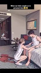 Parents want to do something on bed but children ha ha ha | Try to not laugh | Very funny video | Comedy Video | Fun | Entertainment