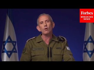 JUST IN: IDF Spokesperson RAdm. Daniel Hagari Details Israel's Response To Houthi Attacks