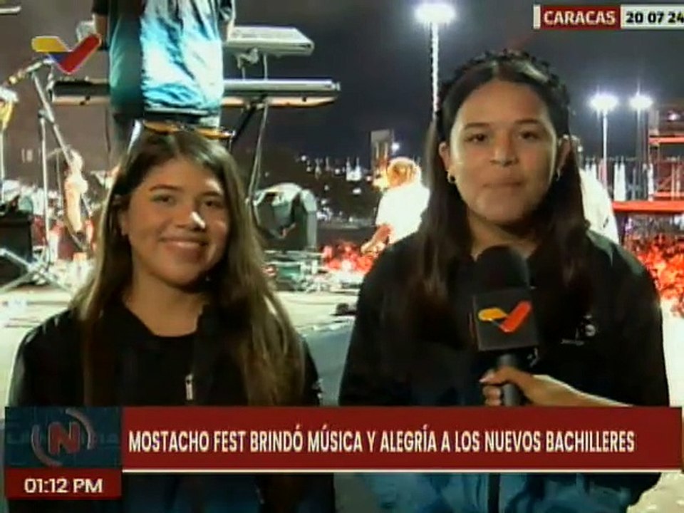 Nuevos bachilleres disfrutaron del "Mostacho Fest Bachiller 2024" en Caracas