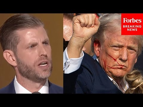 'Never Have I Been More Proud': Eric Trump Touts Donald Trump's Response To Attempted Assassination