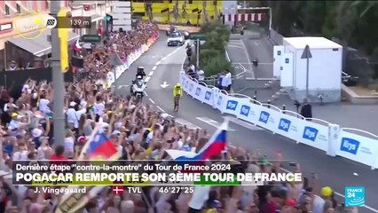 Tour de France 2024 :  Tadej Pogacar écrase le chrono final et remporte sa troisième Grande Boucle