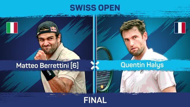Berrettini wins a second Swiss Open in just 59 minutes
