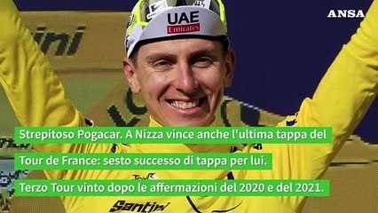 Tadej Pogacar scrive la storia del Tour