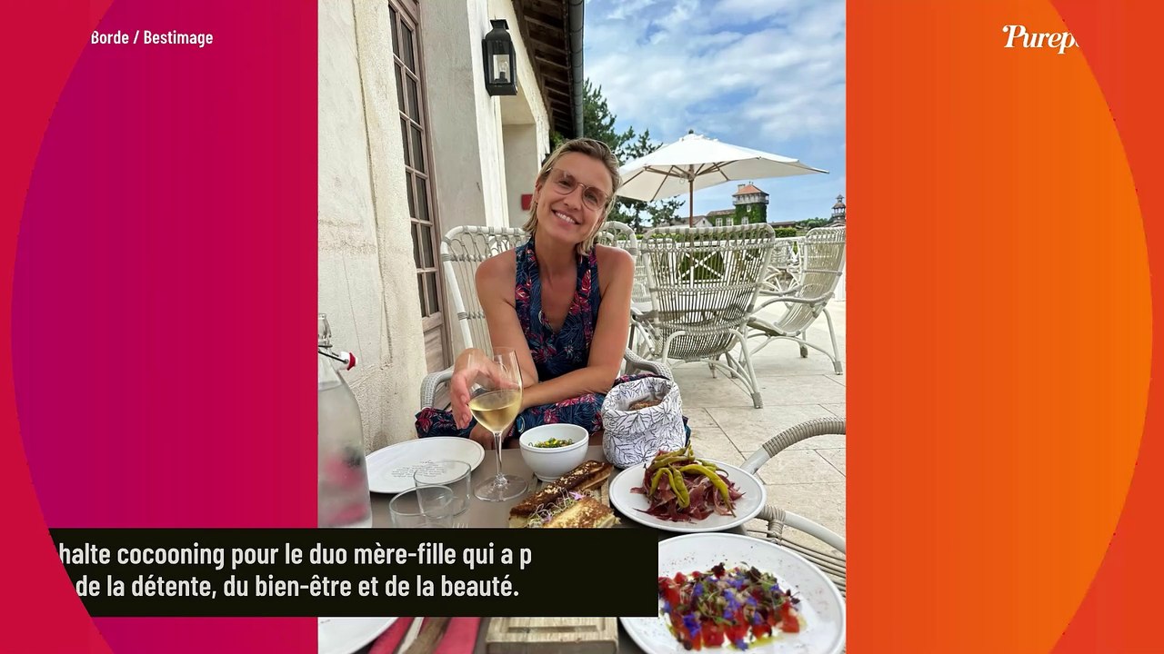 Alexandra Lamy, son séjour de rêve et luxueux au coeur des vignes entre spa et bon vin : détente absolue avec sa fille Chloé Jouannet
