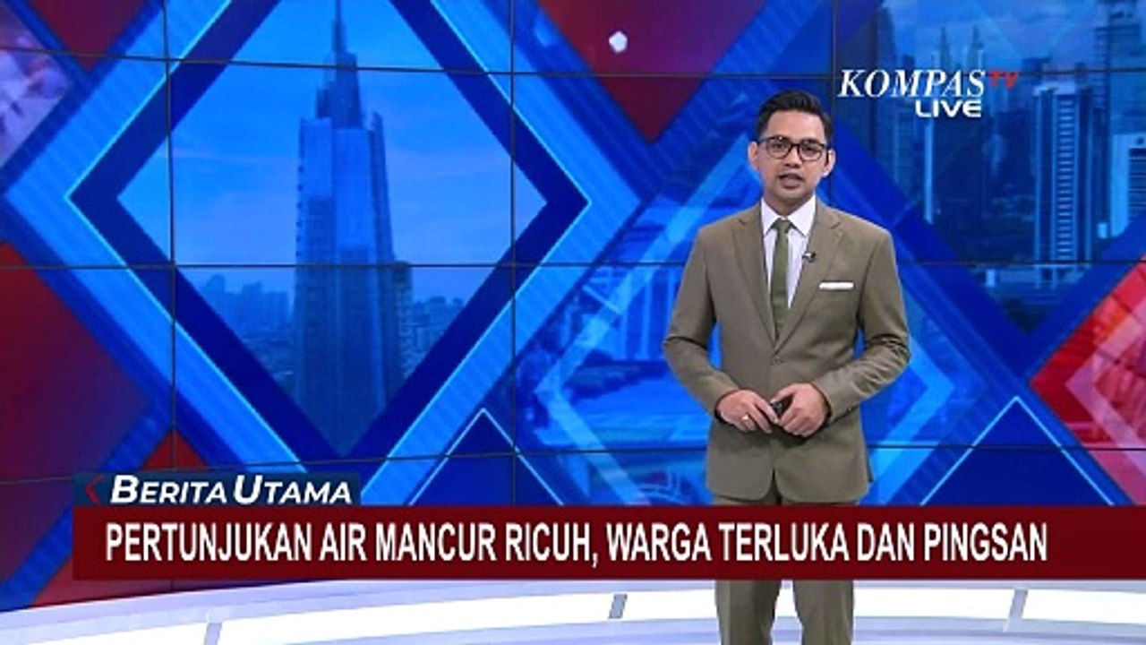 Ricuh! Dorong-dorongan di Pertunjukkan Air Mancur HUT Purwakarta Buat Warga Terluka dan Pingsan