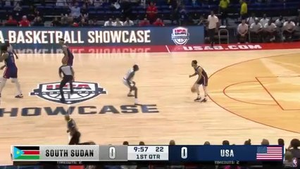 USA vs south Sudan basketball highlights 2024
