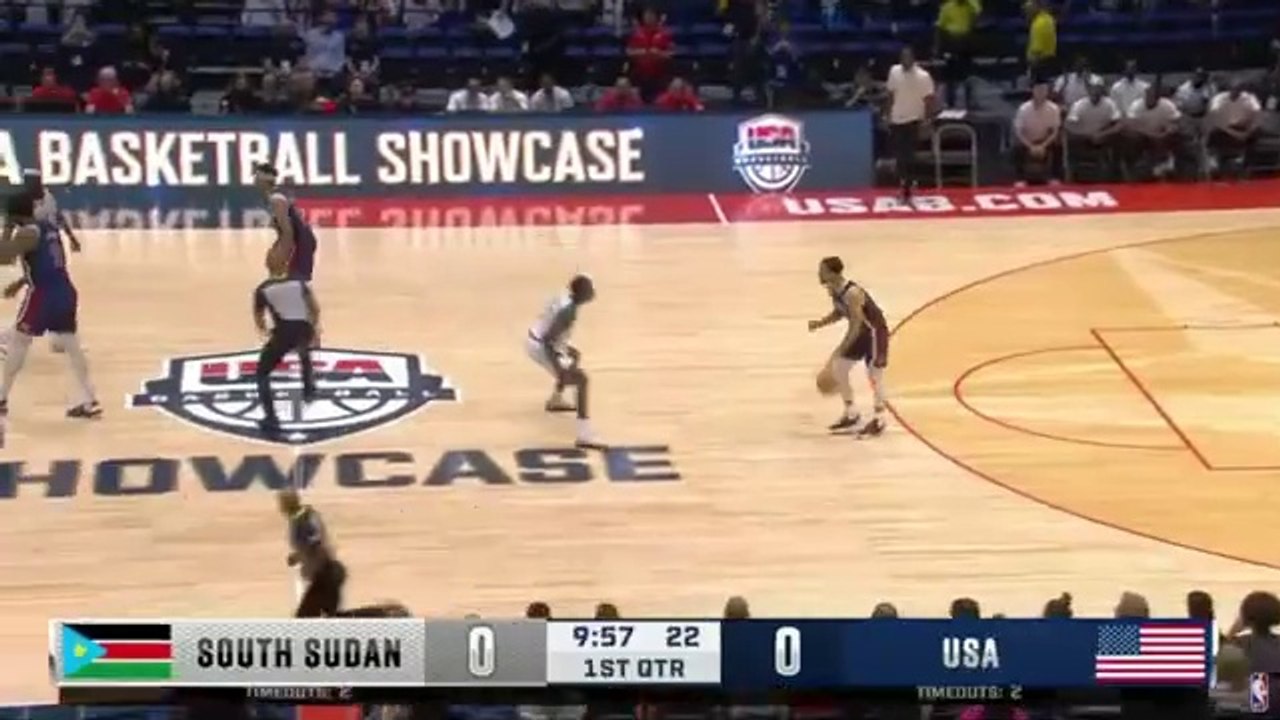 USA vs south Sudan basketball highlights 2024